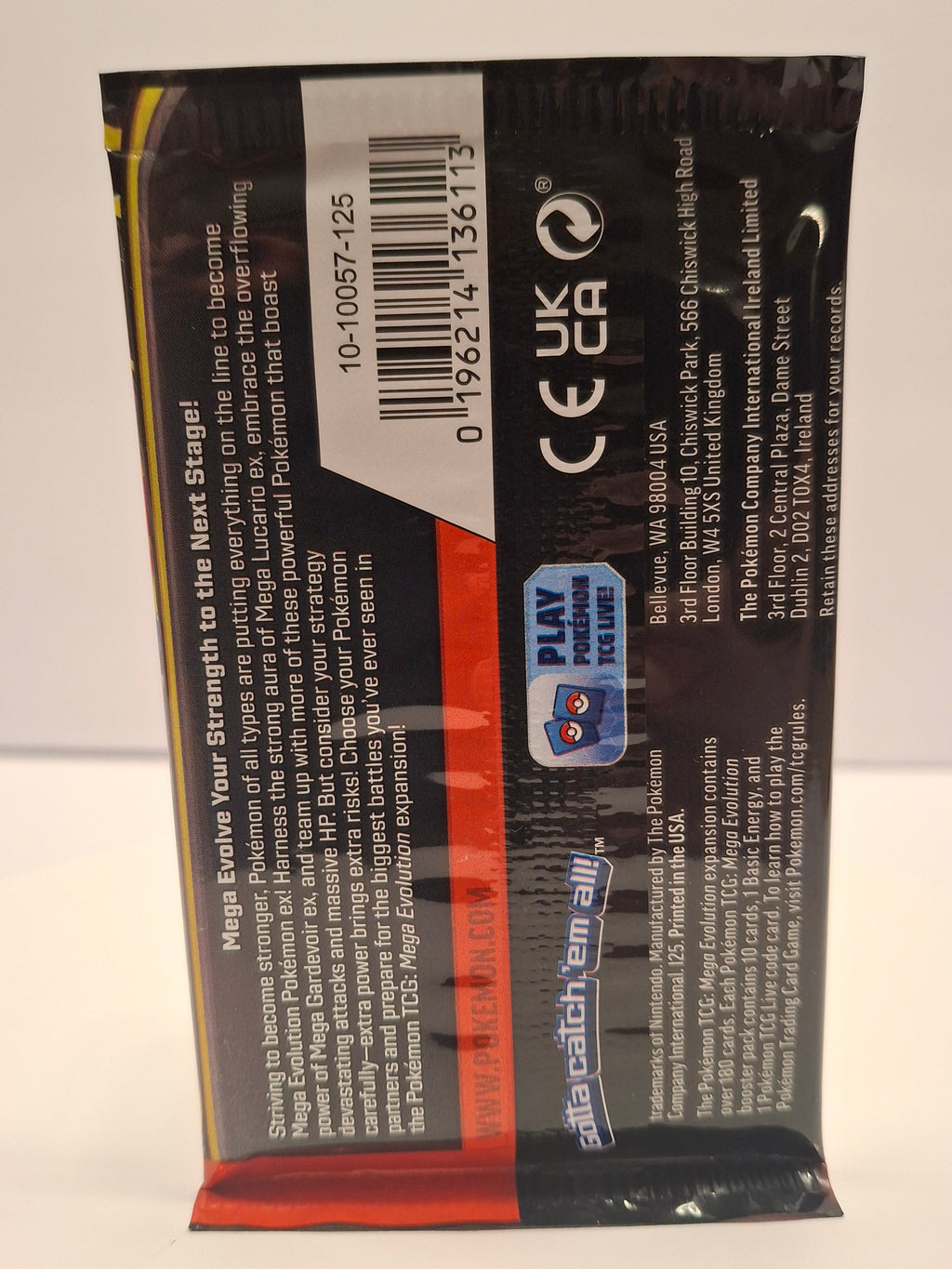 Pokemon TCG Mega Evolution Loose Booster Pack