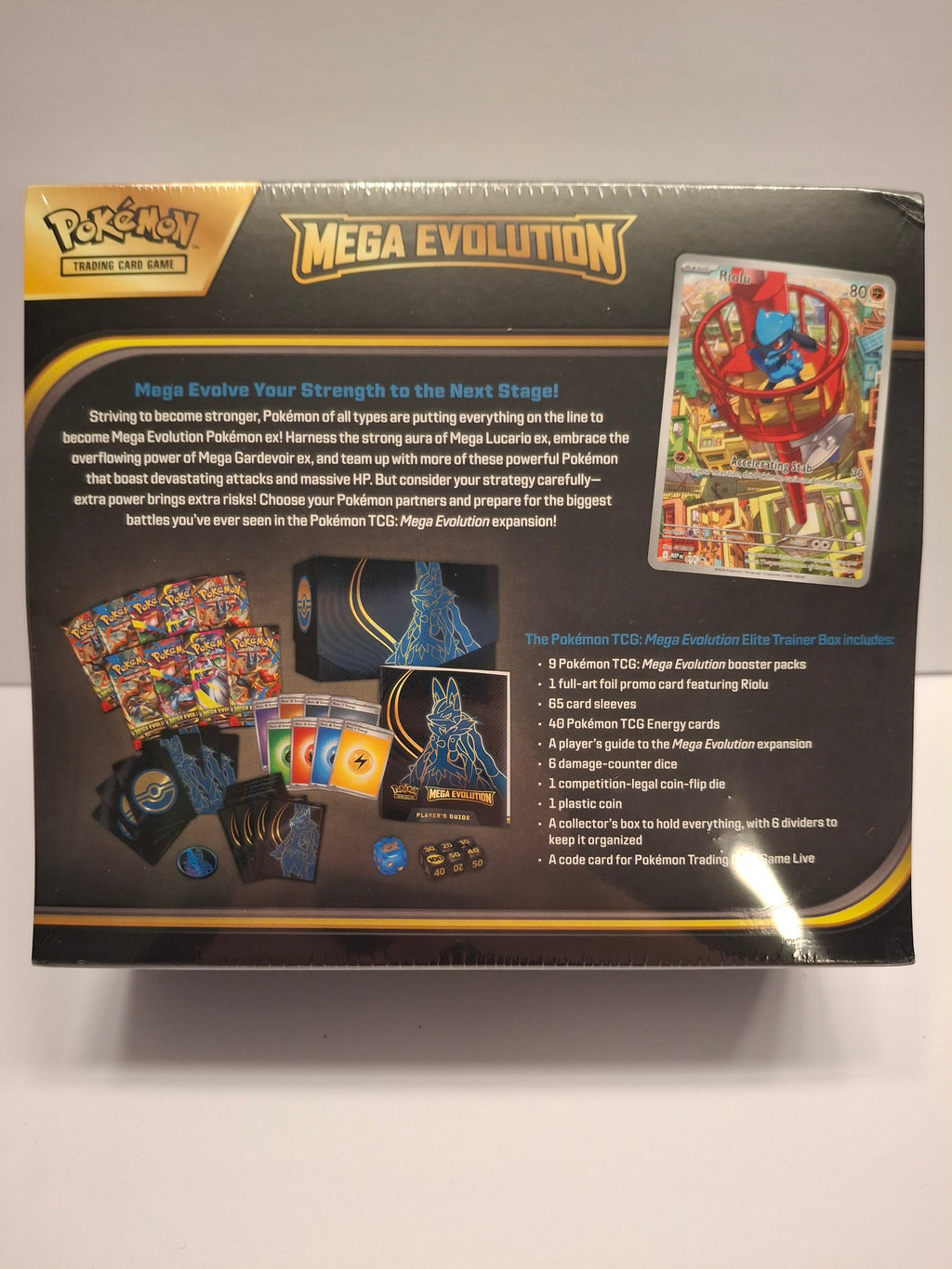 Pokemon TCG Mega Evolution Mega Lucario Elite Trainer Box