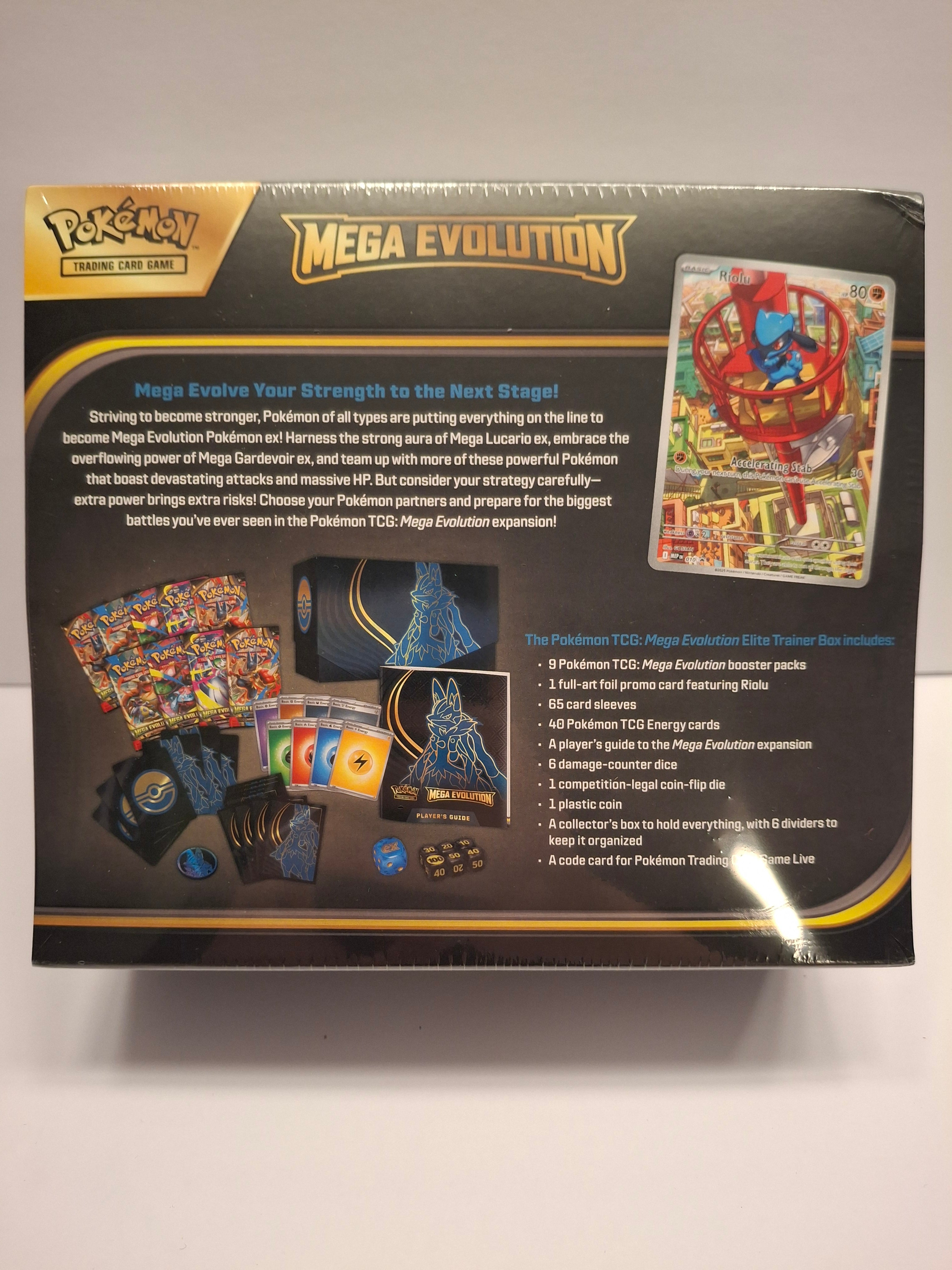 Pokemon TCG Mega Evolution Mega Lucario Elite Trainer Box
