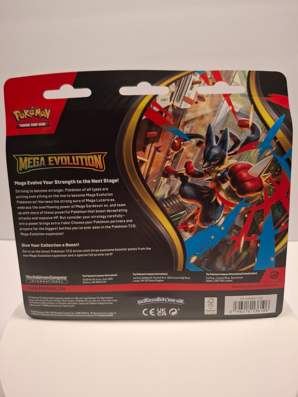 Pokemon TCG Mega Evolution Three Blister Pack
